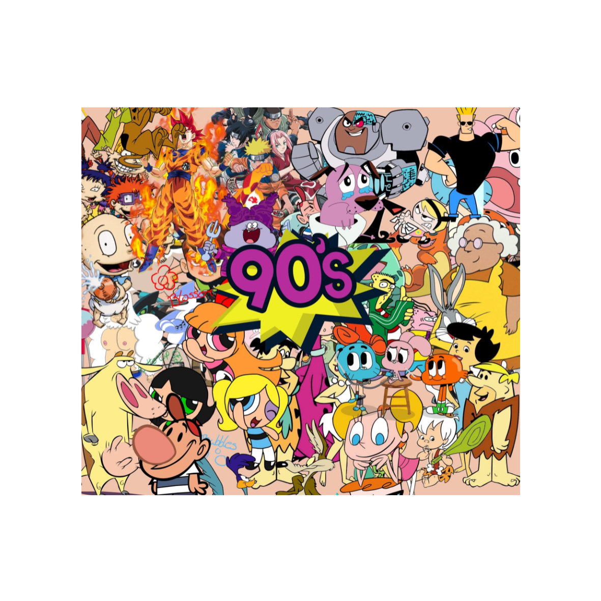 Mouse Mat decade themed-90s