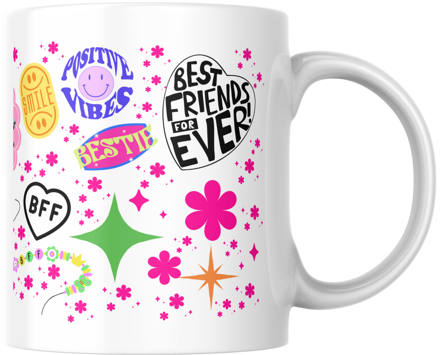 11oz ceramic mug BFF
