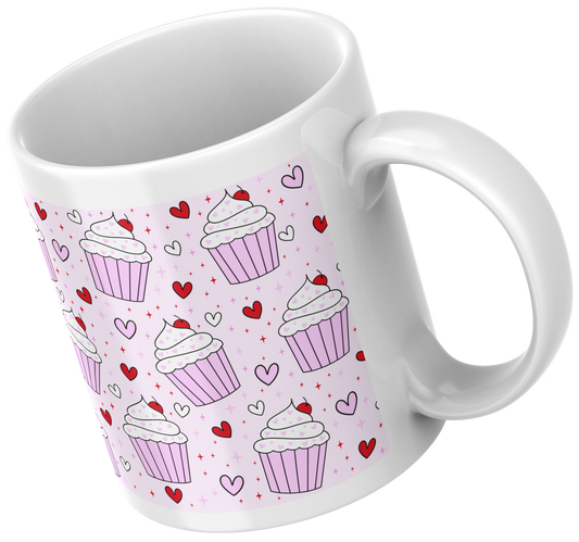 11oz ceramic Mug cupcakes