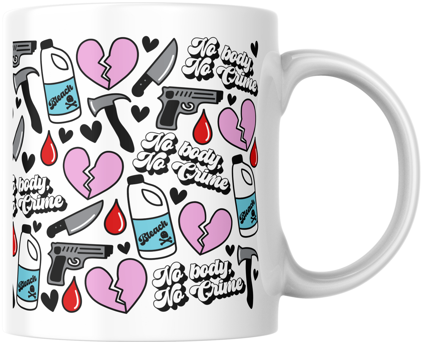 11oz ceramic Mug No crime