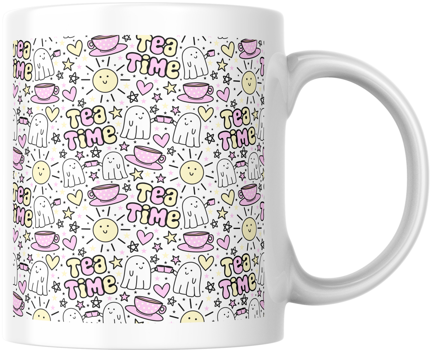 11oz Ceramic mug Teatime