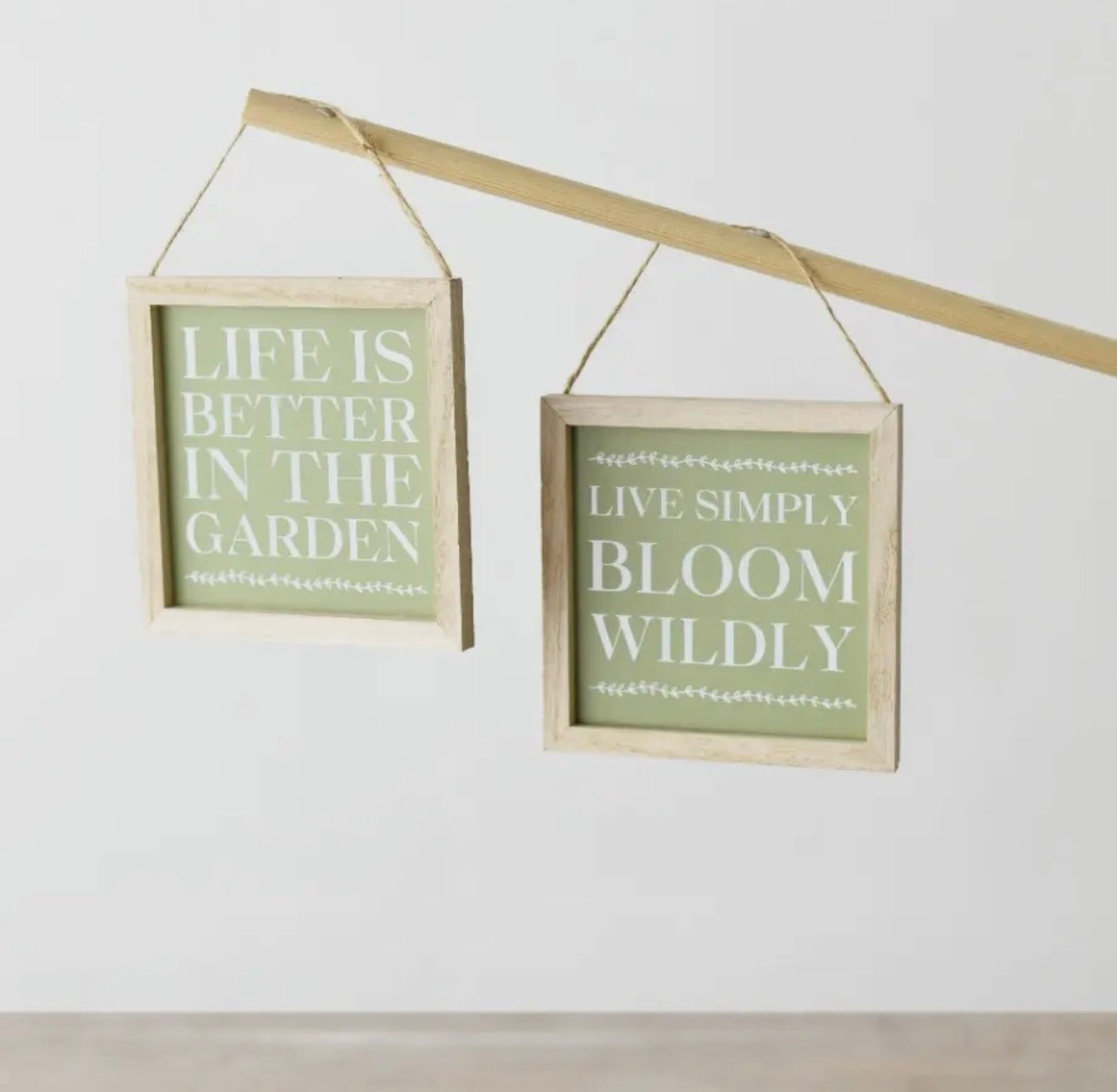 Wooden Hanging Plaque