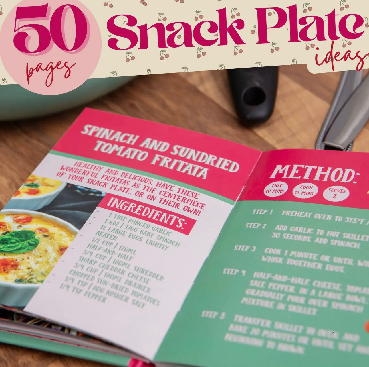 50 Small snack recipe's gift book