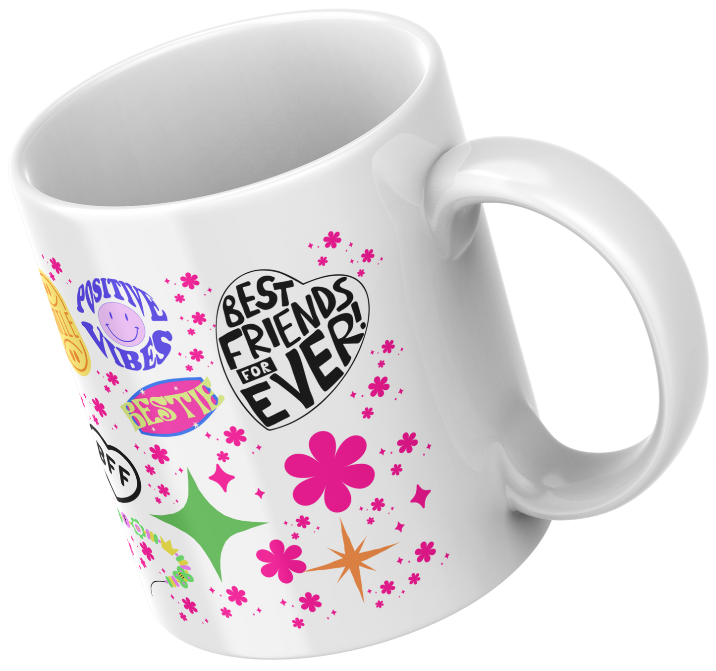 11oz ceramic mug BFF