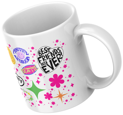 11oz ceramic mug BFF