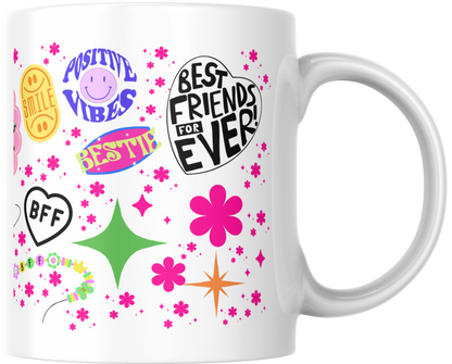 11oz ceramic mug BFF