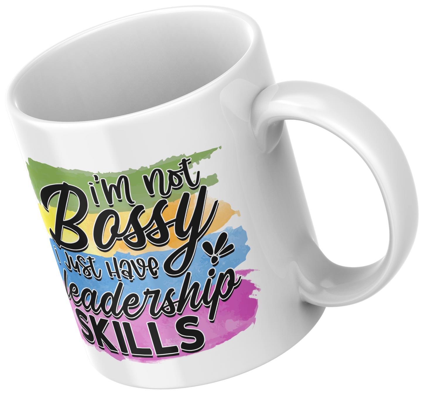 11oz ceramic mug im not bossy