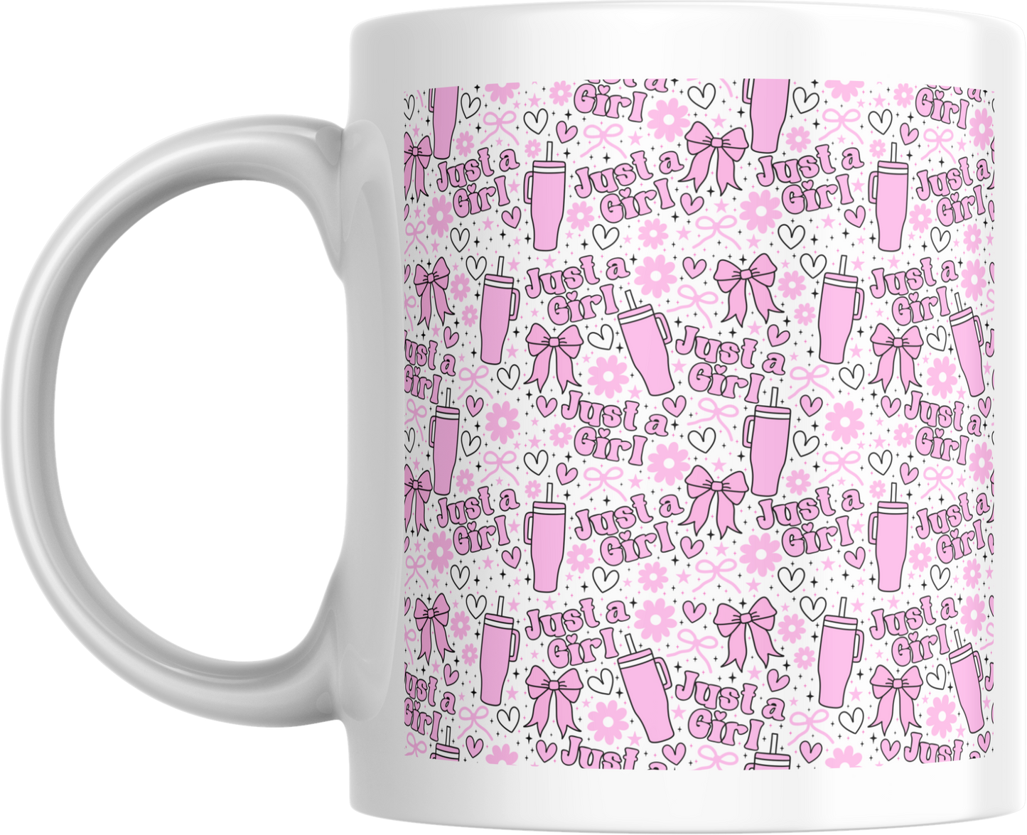 11oz ceramic mug just a girl