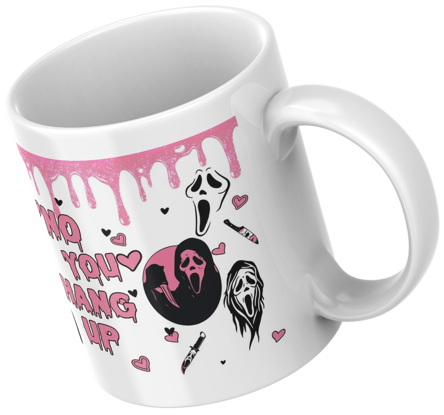 11oz Ceramic Mug pink scream