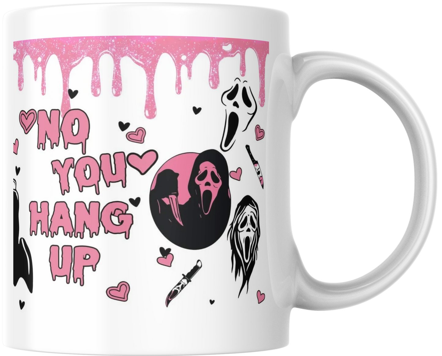 11oz Ceramic Mug pink scream