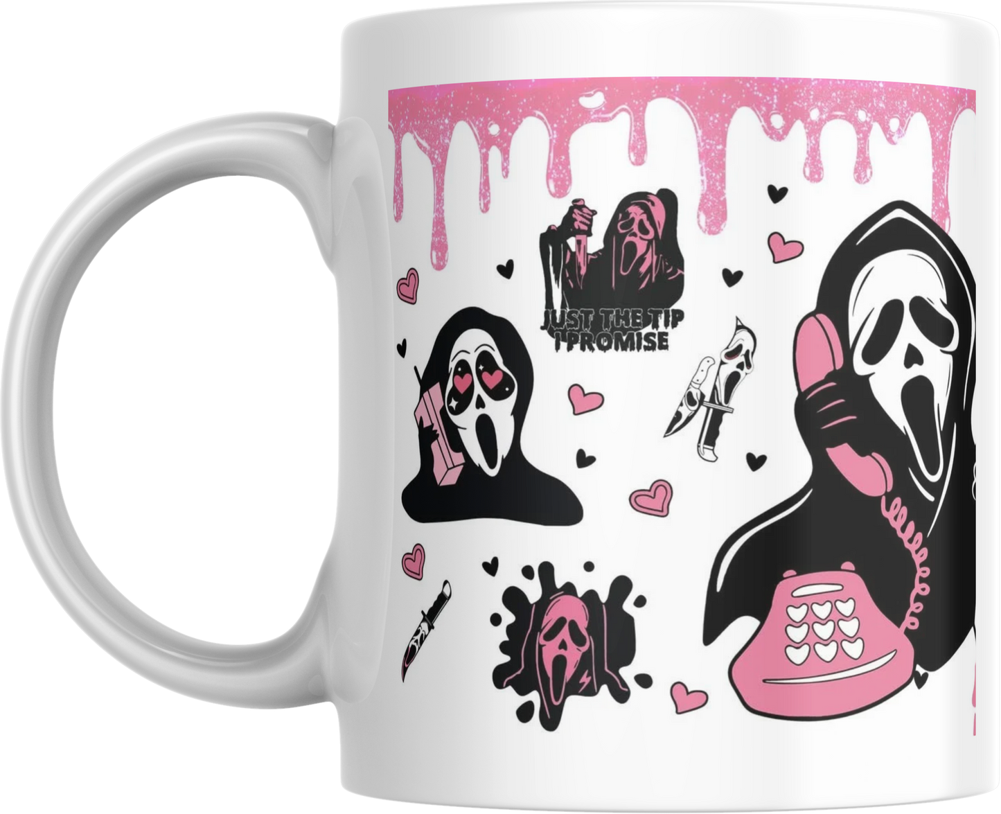 11oz Ceramic Mug pink scream