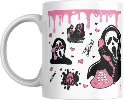11oz Ceramic Mug pink scream