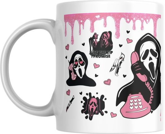 11oz Ceramic Mug pink scream