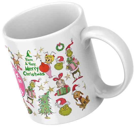 11oz Ceramic Mug Starbucks grinch’s xmas