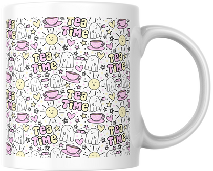 11oz Ceramic mug Teatime