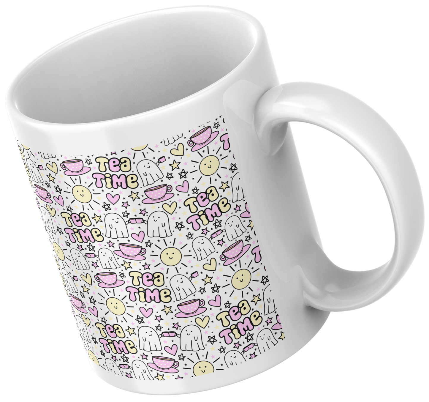 11oz Ceramic mug Teatime