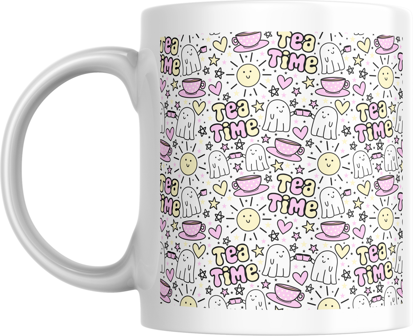 11oz Ceramic mug Teatime