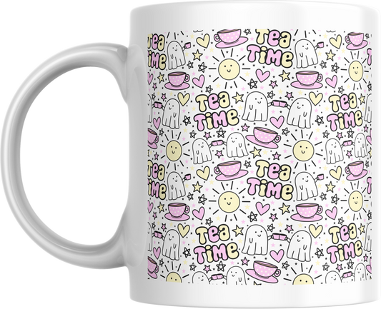 11oz Ceramic mug Teatime